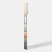 Moderne Industriële Metalen Blokpatroon Koper en Case-Mate iPhone Case (Achterkant / Rechts)
