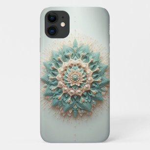 Moderne Ingewikkelde Gelaagde Bloem - Elegante Tea Case-Mate iPhone Case