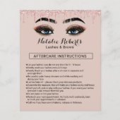 Moderne ingreep Eyelash Makeup Artist na de verzor Flyer (Voorkant)
