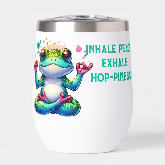 Moderne Inhalatie Uitademing Groene Kikker | (Voorkant)