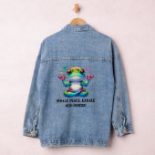Moderne Inhalatie Uitademing Groene Kikker | Denim Jacket (Hangar)