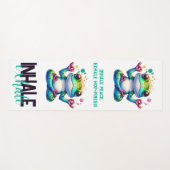 Moderne Inhalatie Uitademing Groene Kikker | Yogamat (Voorkant (horizontaal))