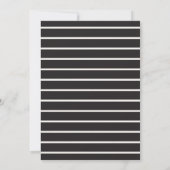 Moderne initiaal bold grafische typografie trouw save the date (Achterkant)