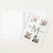 Moderne Initiaal fotocollage Planner (Display)