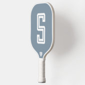 Moderne Initiale Stofblauwe Pickleball Paddle (Links)