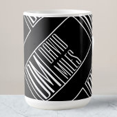 Moderne Initialen met Naam Monogram Patroon Koffiemok