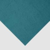 Moderne Initialen & Naam | Donker Teal & Lichtblau Tissuepapier (Detail)