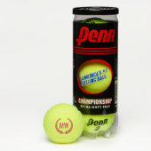 Moderne Initialen Tennisballen (Doos)