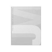 Moderne Initialen van het bureau van de Blocnote (Linkerzijde)