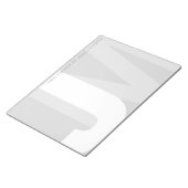 Moderne Initialen van het bureau van de Blocnote (Schuin)