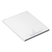 Moderne Initialen van het Manuscript Monogram Mini Notitieblok (Schuin)