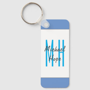 Moderne Initialen voor monogram Sleutelhanger