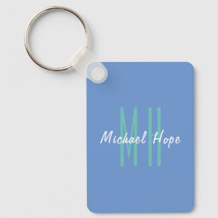 Moderne Initialen voor monogram Sleutelhanger