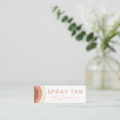 Moderne inkt Agate Mobile Spray Tan Mini Visitekaartje (Staand voorkant)