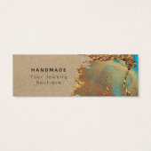 Moderne inkt plash Stud die Kaarten voor beeldsche Mini Visitekaartjes (Achterkant)