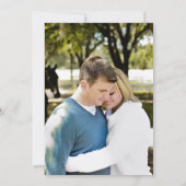 Moderne INKT Typografie FOTO Koppels Uitnodiging (Achterkant)