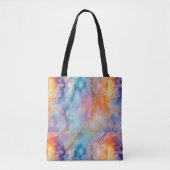 Moderne Inkwave Tote Bag (Voorkant)