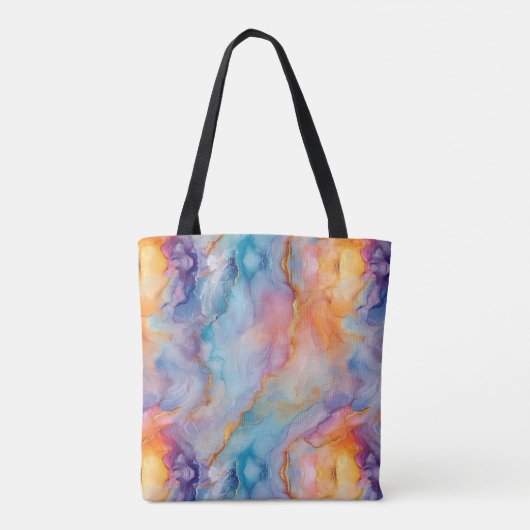Moderne Inkwave Tote Bag (Achterkant)