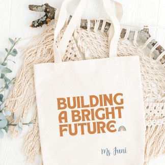 Moderne Inspirerend lerarenwaardering Tote Bag