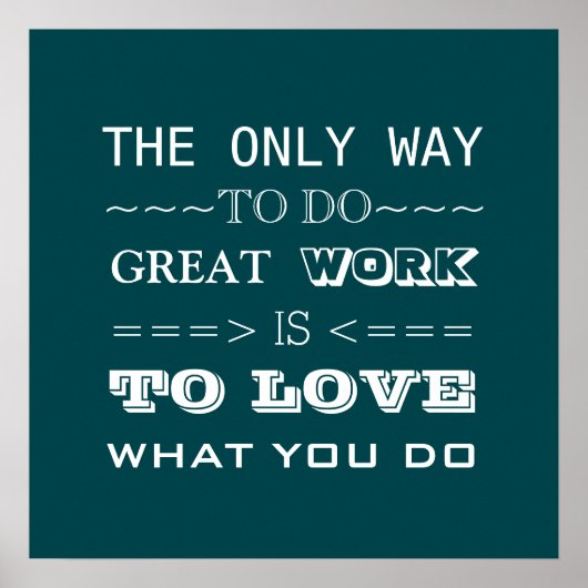 Moderne Inspirerend prijsopgave voor typografie Poster (Voorkant)