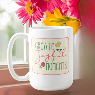 Moderne Inspirerende Bloemen Mok