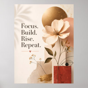Moderne Inspirerende Citat Print