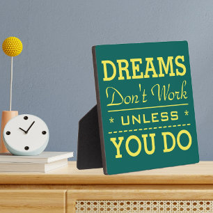 Moderne Inspirerende Typografie Quote Fotoplaat