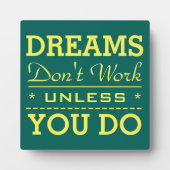 Moderne Inspirerende Typografie Quote Fotoplaat (Voorkant)