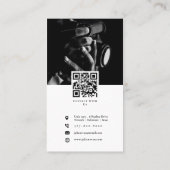 Moderne Instagram fotocollage sociale media Visitekaartje (Achterkant)