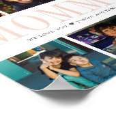 Moderne instagram Square Photo Collage | 9 Foto's Poster (Hoek)