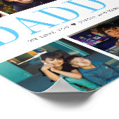 Moderne instagram Square Photo Collage | 9 Foto's Poster (Hoek)