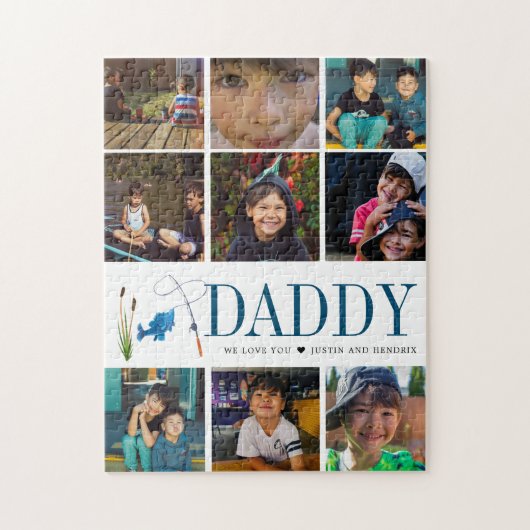 Moderne instagram Square Photo Collage | VISSEN | Legpuzzel (Verticaal)