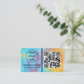 Moderne instant duurzame goedkopere visitekaartjes (Staand voorkant)