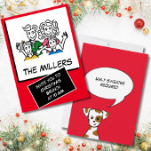 Moderne Instant Photo Christmas Brunch Kaart