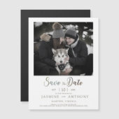 Moderne Instant Photo Pet Sla de datum van de brui (Voorkant / Achterkant)