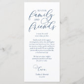 Moderne instelling voor inwendige locatie bedankt programmakaart (Voorkant)