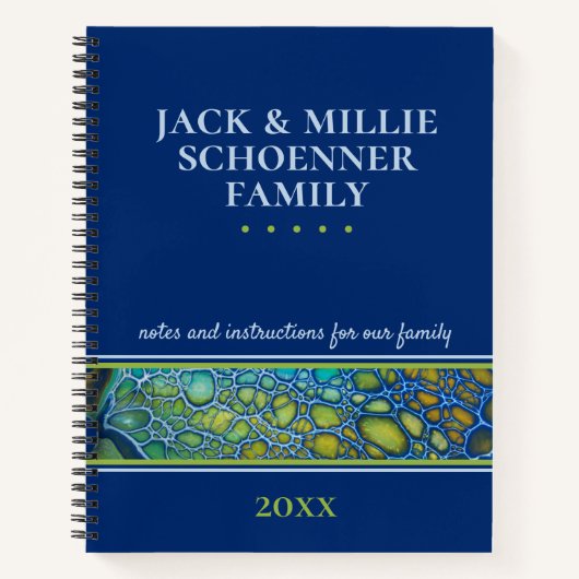 Moderne instructies voor de ruimtelijke ordening v notitieboek (Voorkant)