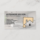 Moderne interieur woonkamer | Creative Home-Logo Visitekaartje (Voorkant)