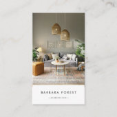 Moderne Interieurontwerper Architect Consultant QR Visitekaartje (Voorkant)