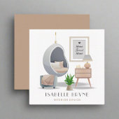 Moderne Interieurontwerper Decorator Home Meubels Vierkante Visitekaartje