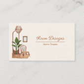 Moderne interieurontwerper - Meubels & Hout Visitekaartje (Voorkant)