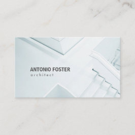 Moderne interieurontwerper voor zwarte en witte ar visitekaartje