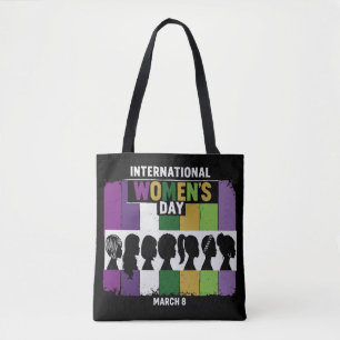 Moderne Internationale Vrouwendag   Diverse Vrouwe Tote Bag