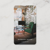 Moderne interne ontwerper Qr-code Visitekaartje (Voorkant)