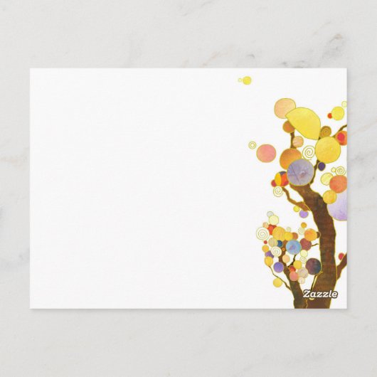 Moderne internetaccommodatie rondleiding briefkaart (Achterkant)