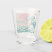 Moderne interpretatie van de Grote Golf Shot Glas (Achterkant)