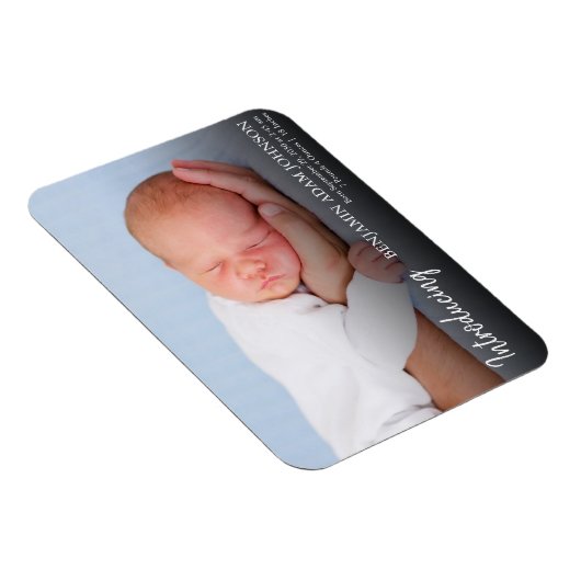 Moderne introducerende geboorte van de pasgeboren  magneet (Rechterzijde)