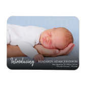 Moderne introducerende geboorte van de pasgeboren  magneet (Horizontaal)