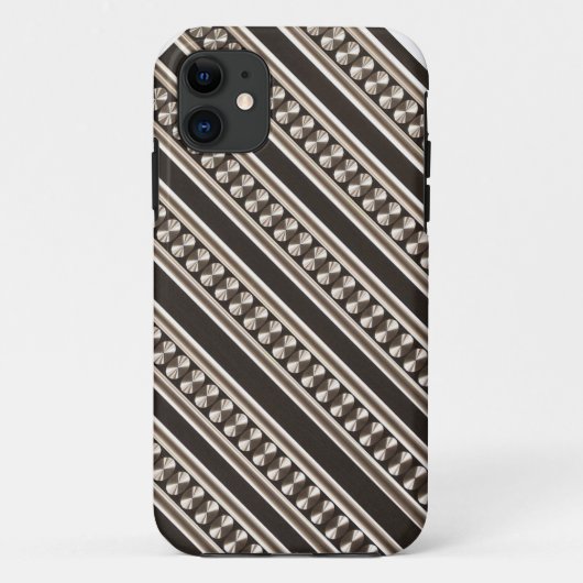 Moderne iPhone Stripe Design-draagtas Case-Mate iPhone Case (Achterkant)