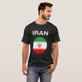 Moderne Iraanse vlag T-shirt (Voorkant volledig)